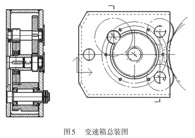 变速箱总装图