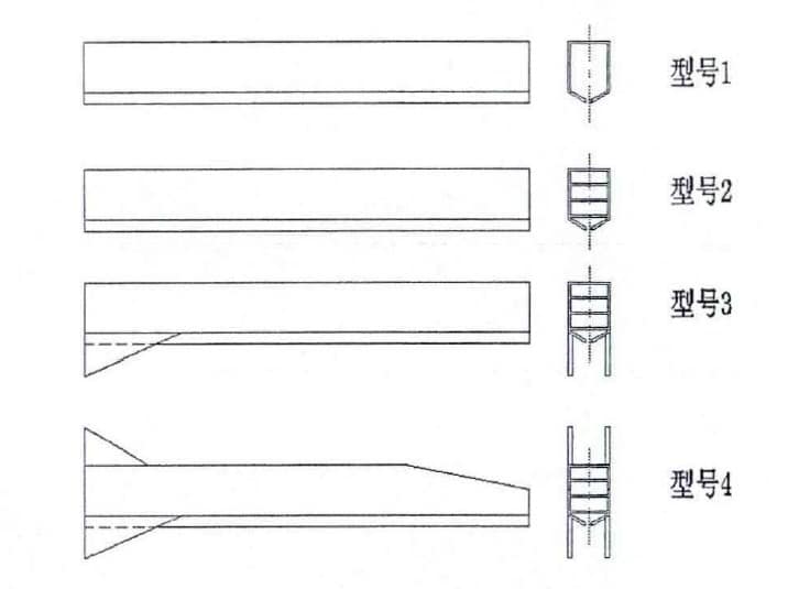 悬臂梁的种结构型号